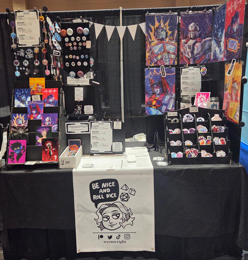 Artist Alley Display Ex. 3- Botcon 2025